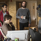 Kumail Nanjiani, Thomas Middleditch, Martin Starr, and Zach Woods star in Silicon Valley (Photo: John P. Johnson/HBO)